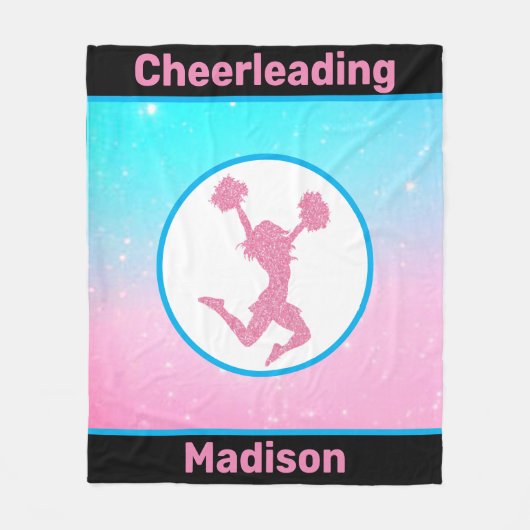 Cheerleading Pastel Fleece Blanket Deken (Voorkant)
