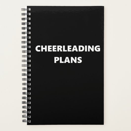 Cheerleading Planner Sports Theme Cheerleading (Voorkant)