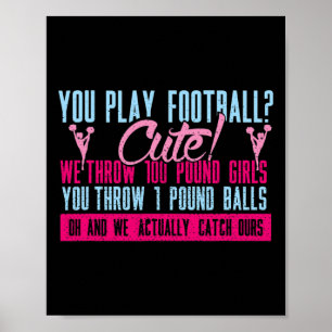 Cheerleading Sport School Cheer Voor Cheerleader Poster