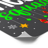 Cheerleading Srts Lover Christmas Cheer Squad  Poster (Hoek)