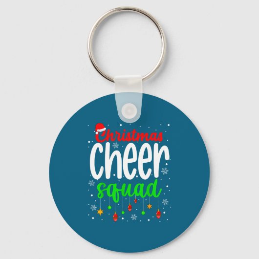 Cheerleading Srts Lover Christmas Cheer Squad  Sleutelhanger (Voorkant)