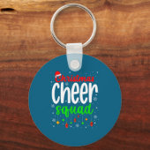 Cheerleading Srts Lover Christmas Cheer Squad  Sleutelhanger (Voorkant)