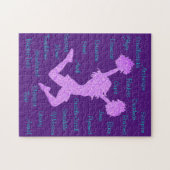 Cheerleading Terms Typografie Legpuzzel (Horizontaal)