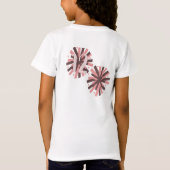 Cheerleading Verjaardagsfeestje Pom Pom Roze Neutr T-shirt (Achterkant)