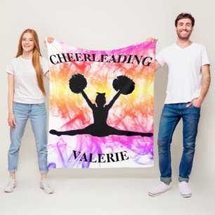 Cheerleading Waterverf Fleece Blanket Deken