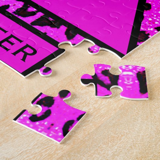 Cheerled Leopard Wild À propos de Cheer Puzzle (Côté)