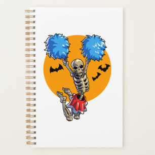 Cheerled Skeleton Halloween Cheer Maman Filles Wo
