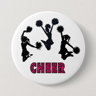 CHEERLEIDING RONDE BUTTON 7,6 CM