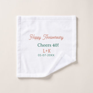 Cheers 40 joyeux anniversaire orange vert nom date