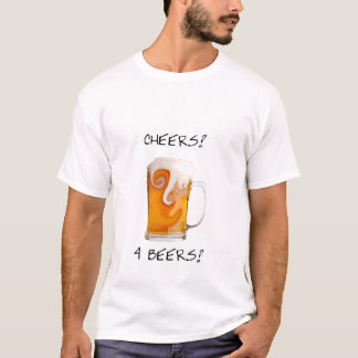 Cheers 4 bier - T-shirt