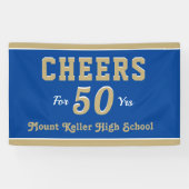 Cheers 50 jaar reünie banner (Horizontaal)
