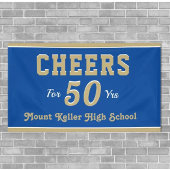 Cheers 50 jaar reünie banner