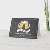 Cheers and Beers Beer Mok schoolbord