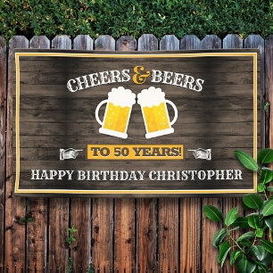 Cheers and Beers Happy Birthday Spandoek