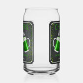 Cheers and Beers St. Patrick's Day Party Blikvorm Glas (Rechts)