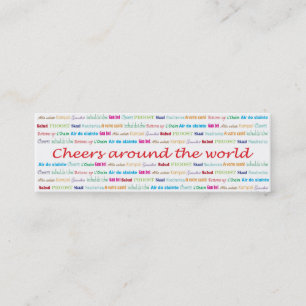 Cheers_Around The World_bartender services Mini Visitekaartje