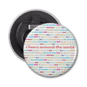 Cheers_Around the World_multi-language Button Flesopener (Voorkant)