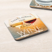 Cheers artistiques Dessous de verre de vin et d'oc (Côté gauche)