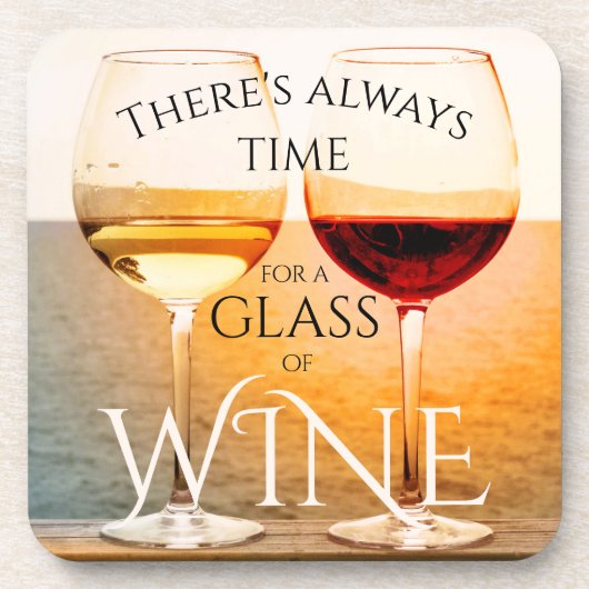 Cheers artistiques Dessous de verre de vin et d'oc (Devant)