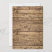 Cheers & Beers Rustic String Lights 40th Birthday Kaart (Achterkant)