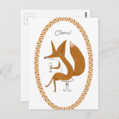 Cheers Briefkaart (Voorkant / Achterkant)