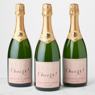 Cheers! Brunch en Bubbly Mousserende Wijndouche Sparkling Wijnetiket