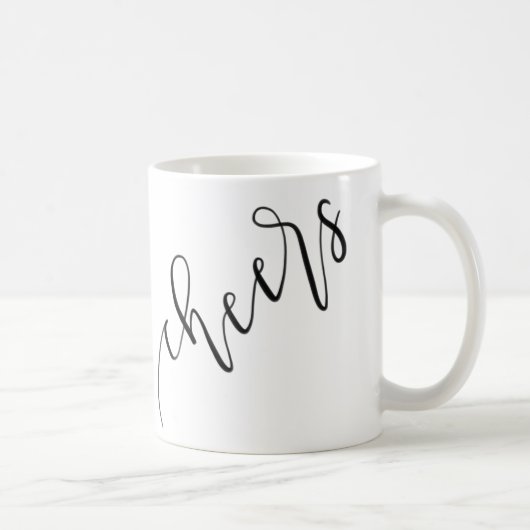 Cheers - Calligrafieontwerp - Mok (Rechts)
