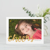 Cheers - Carte photo de Noël (Debout devant)