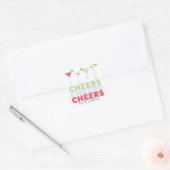 Cheers Cheers Cocktail Sticker (Envelop)