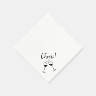 Cheers Cocktail Party Servet