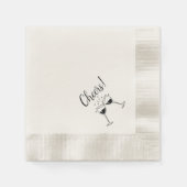 Cheers Cocktail Party servetten (Voorkant)