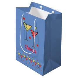 Cheers! Cocktails Middelgrote Gift Bag Medium Cadeauzakje