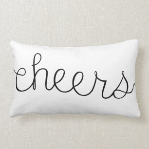 Cheers Cute Quote Sierkussen Home Decor Kussen