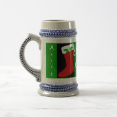Cheers de Noël Stocker Mug personnalisable (Gauche)