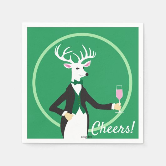 Cheers Deers. Servet (Voorkant)