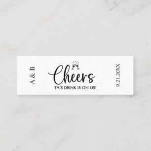 Cheers Drink op US Wedding Drink Ticket