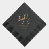 Cheers Eighty | Fête d'anniversaire moderne de 80 (Droite)