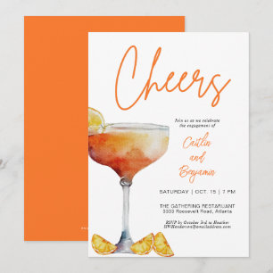 Cheers Engagement Party Kaart