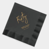 Cheers Fifty | Moderne fête d'anniversaire 50 ans  (Gauche)