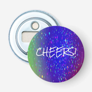 CHEERS! Flessenopener Button Flesopener