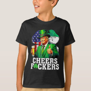 Cheers Forers St Patricks Day Grappig Bier Drink T-shirt