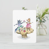 Cheers Foxy Save The Date (Staand voorkant)