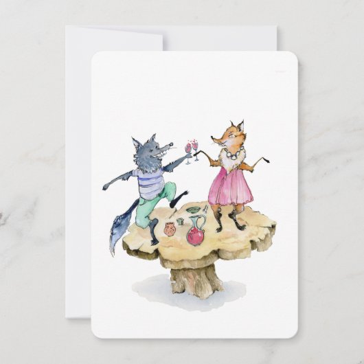 Cheers Foxy Save The Date (Voorkant)