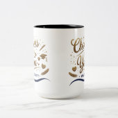 Cheers Grad - Mug à deux tons 15oz (Centre)