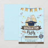 Cheers Graduation Party Class of 2026 Invitation (Devant / Derrière)