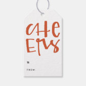 Cheers Holiday Gift Labels Cadeaulabel (Voorkant)