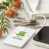 "CHEERS I'M IRISH" ACRYLIC SLEUTELHANGER. SLEUTELH SLEUTELHANGER (Voorkant Rechts)