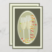 Cheers Invitation Kaart (Voorkant / Achterkant)