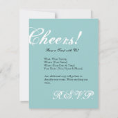 Cheers Invitation Kaart (Achterkant)