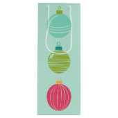 Cheers! Lichte Aqua Wine Gift Bag Wijn Cadeautas (Voorkant)